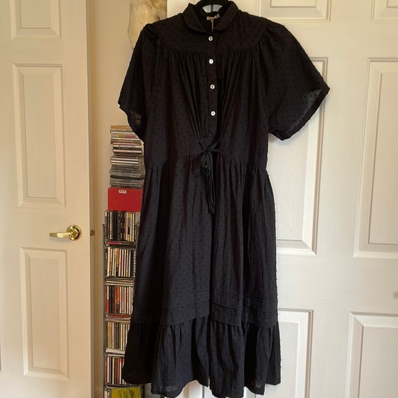 Matta Dresses & Skirts - NWT Matta Therese Dress in Black Swiss Dot